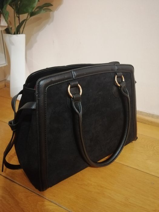 Нова дамска чанта велур