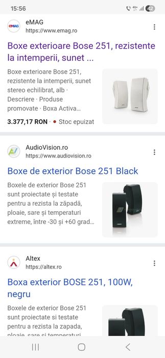 Bose 251 302A boxe de exterior