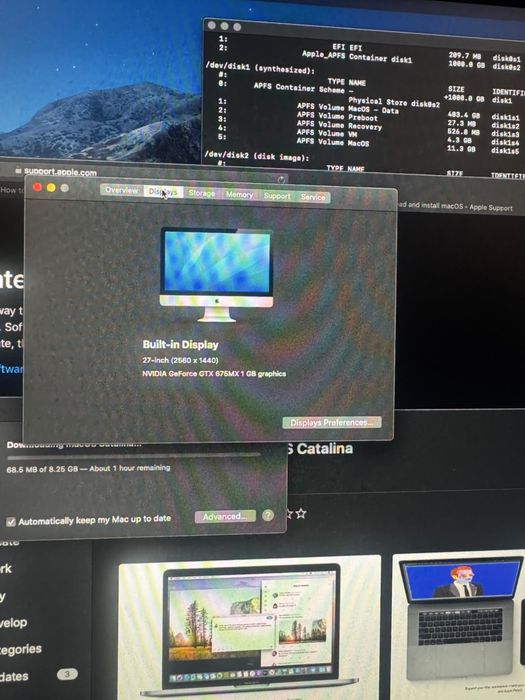 Продам 27-дюйм iMac, на macOS Catalina