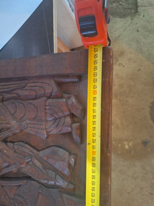 Стара Картина Дърворезба