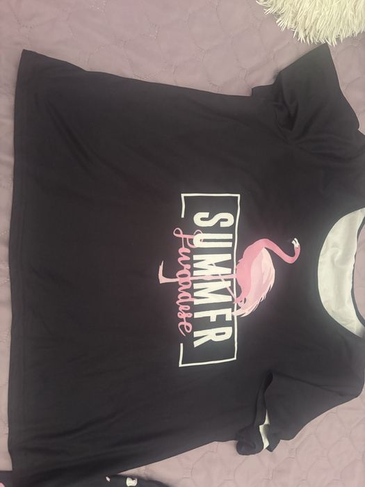 Лятна пижама с фламинго