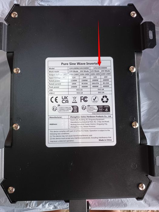 Универсален инвертор чиста синусоида DC 12/24v/AUTO/ към AC220v -4000W