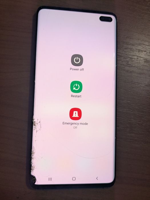 Samsung Galaxy S10+  display spart