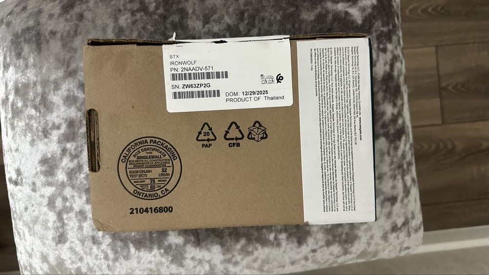 Жесткий диск 5400 Ironwolf 4Tb