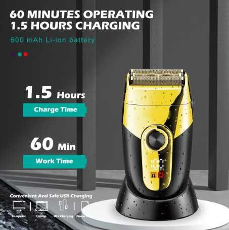 Eлектрическа самобръсначка, VGR  водоустойчива, стойка за зареждане