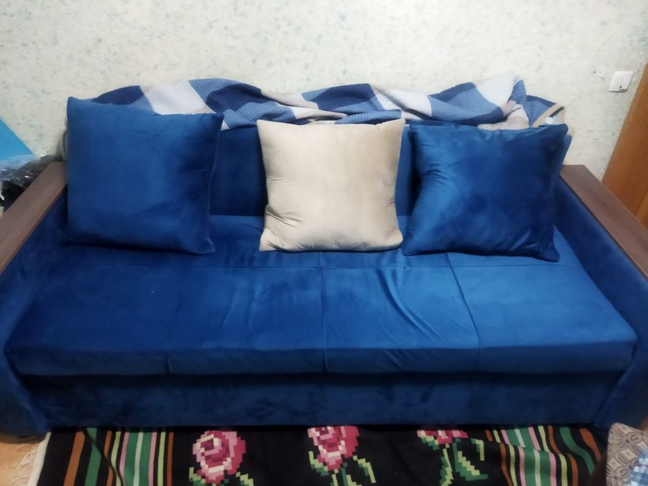 Диван Тахта тёмно-синий новый