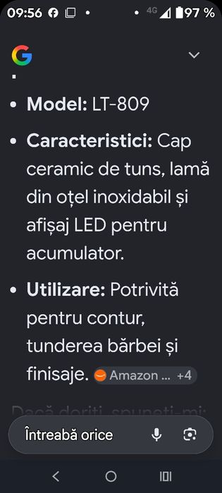 Mașină de tuns profesională  Sharp LT-809