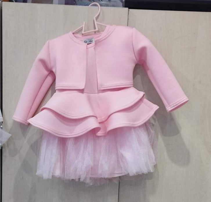 Рокличка с болеро ,обувки и лента