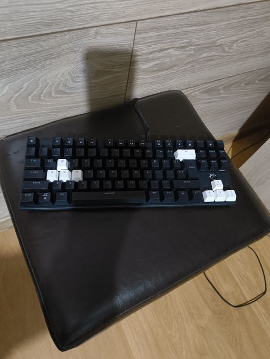 Механична клавиатура WHITE SHARK със сини сличове