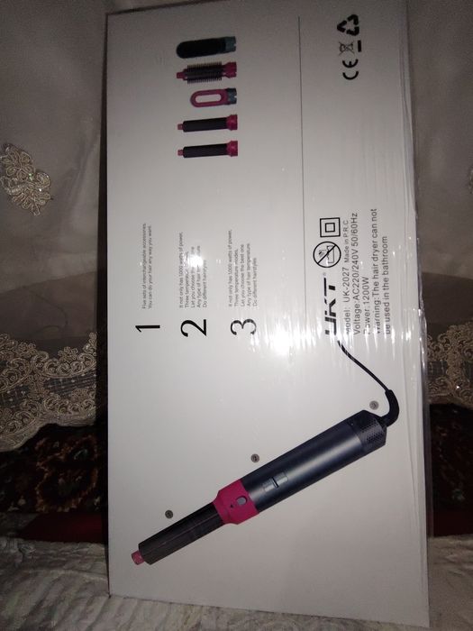 Профессиональный фен для волос 5 в 1, высокоскоростная плойка,