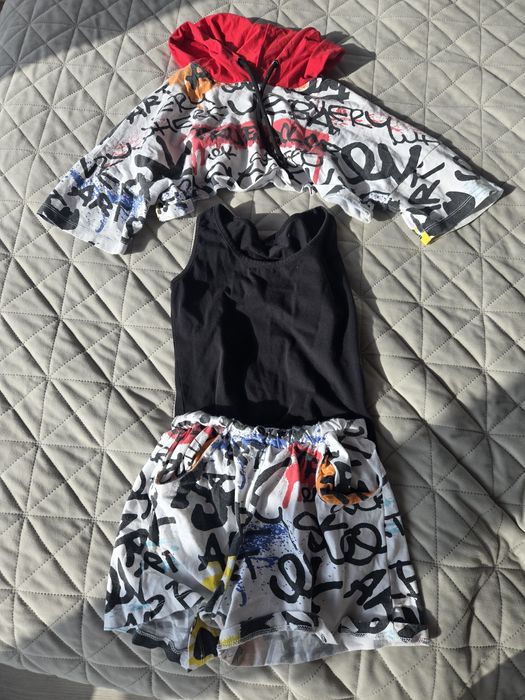 Лот дрехи за момиче на 7 години 128 см (32 бр) Zara, USPA Polo, H&M