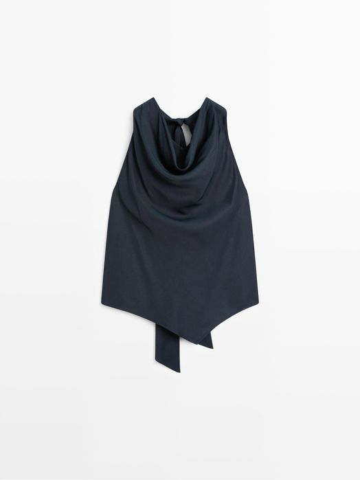 Вечерний топ от Massimo duti, новый с биркой, р-р XS-S