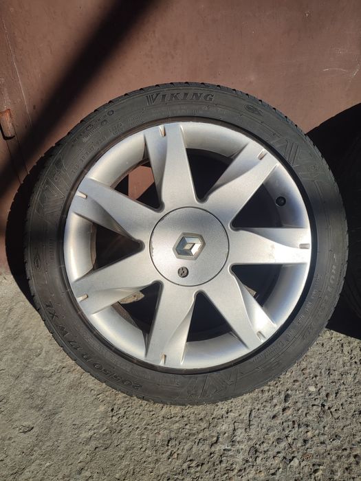 Jante 4x100 R17 Renault Megane 2 cu anvelope vara 205/50/R17