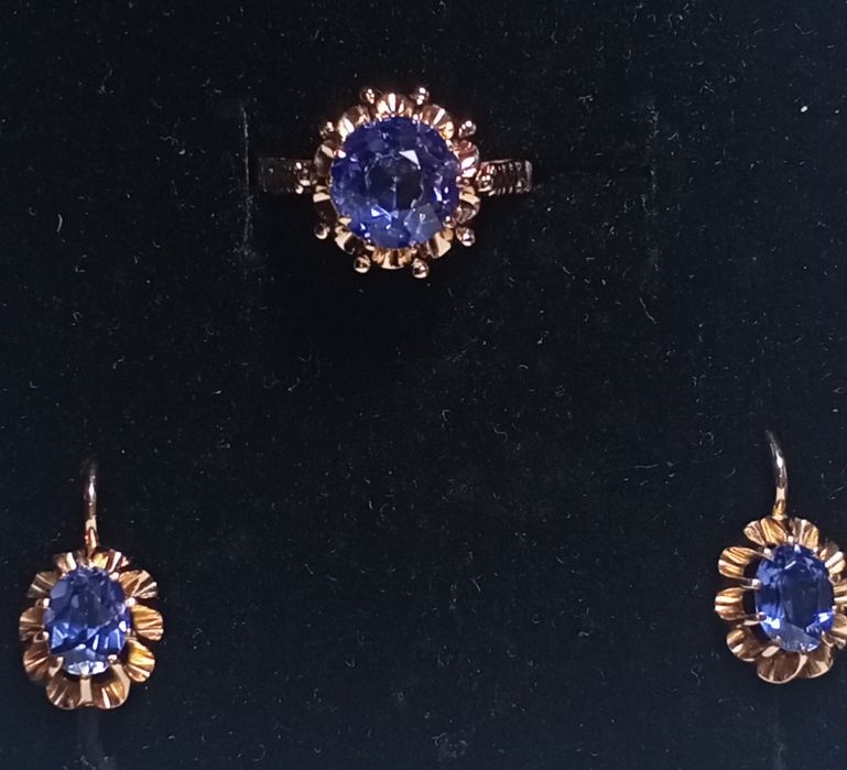 СССР, Ювелирный гарнитур советского периода.