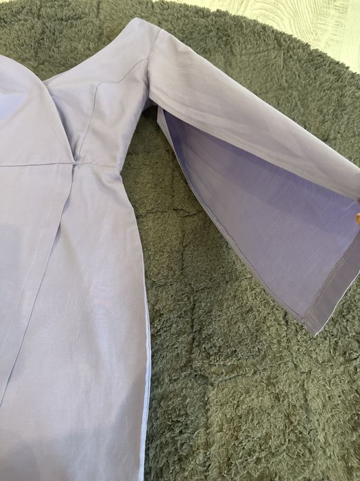 Лилава рокля Zara, Bershka, Trendyol