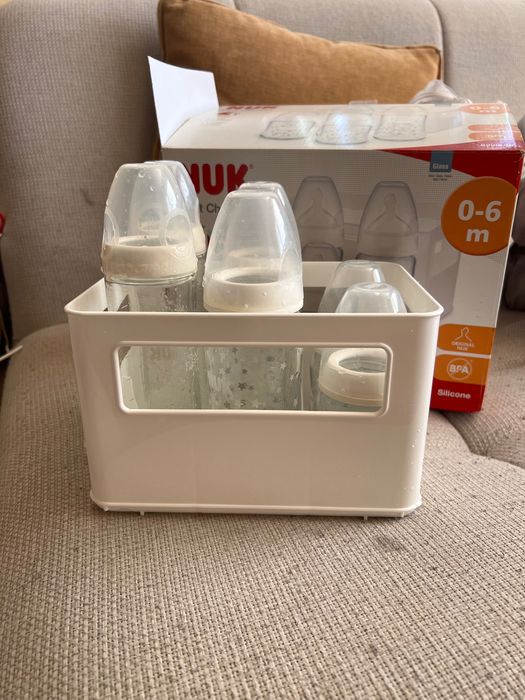 NUK first choice стъклени бутилки