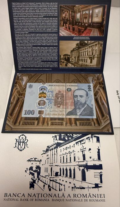 Bancnotă 100 lei  Eugeniu Carada
