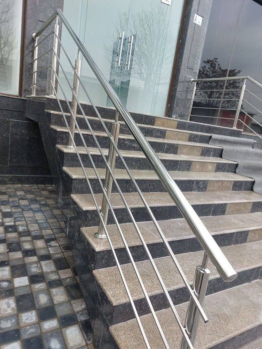 Перила из нержавеке 230 сум ришотка навес душевая кабина