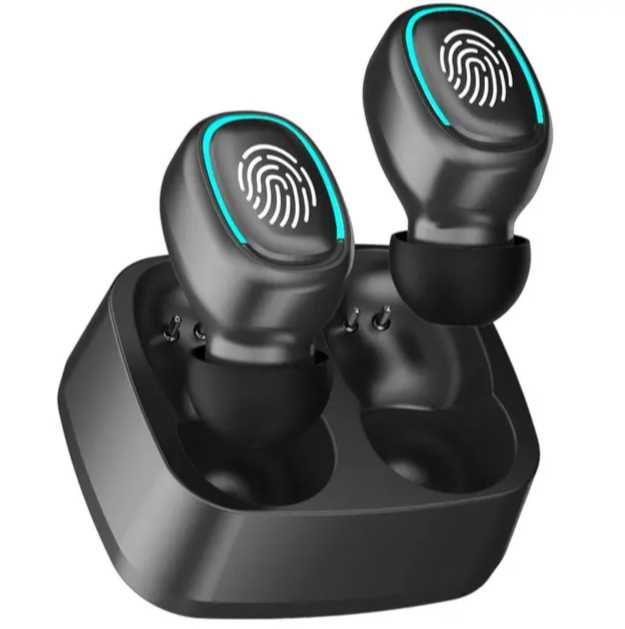 Беспроводные черные Bluetooth-наушники T1,