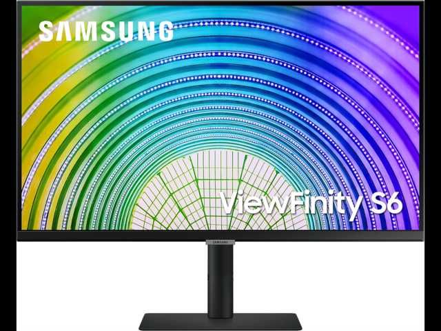 Самсунг 2К Професионален Смарт Монитор , Samsung ViewFinity S6,  IPS LED, 27" - Чисто Нов