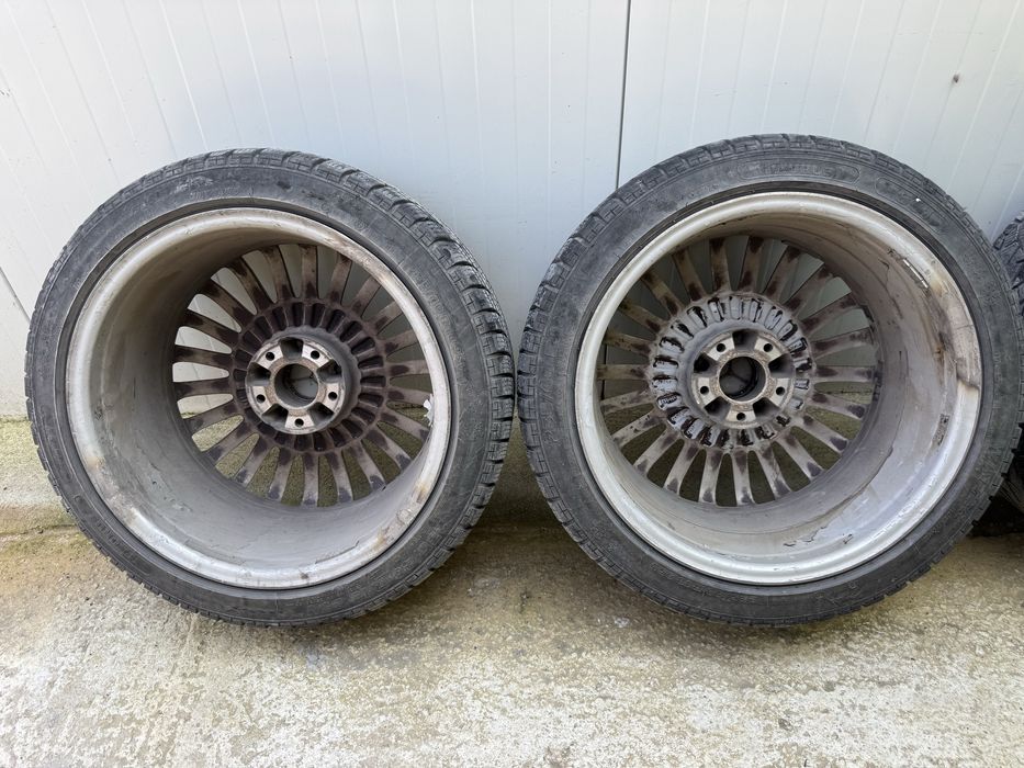 4 бр оригинални джанти 5х112 Mercedes 18ки спорт пакет с гуми подарък