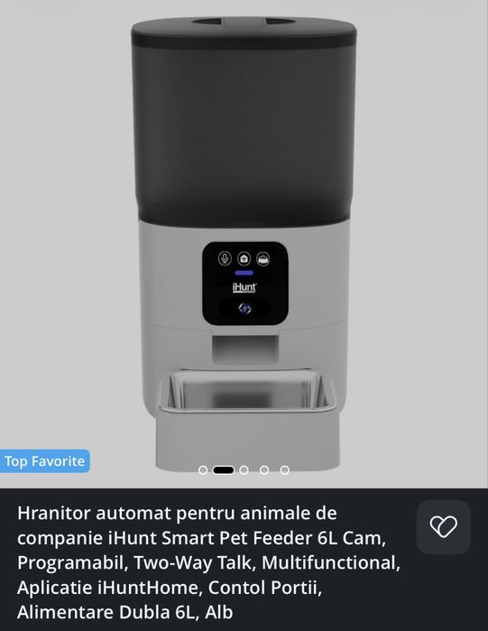 Dispenser hrana pisici/caini iHunt