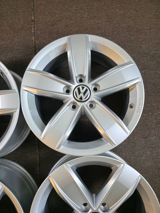 4 Jante Aliaj 5x112 16'' OEM VW Caddy T-Roc Golf Passat Touran Sharan / Skoda Octavia Yeti Karoq - 6J ET 43 !
