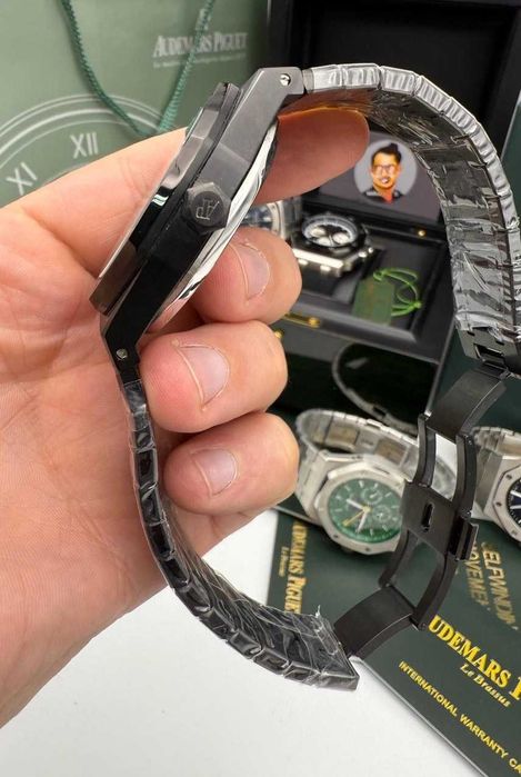 audemars piguet royal oak черно/синьо