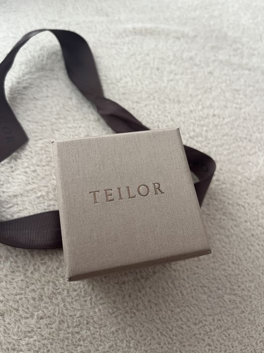 Inel aur alb cu diamant Teilor 18 k