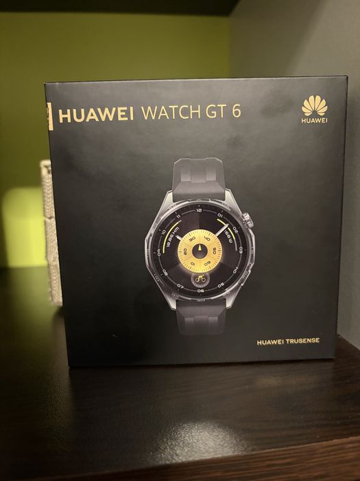 Huawei Watch GT 6 – черен смарт часовник с кутия