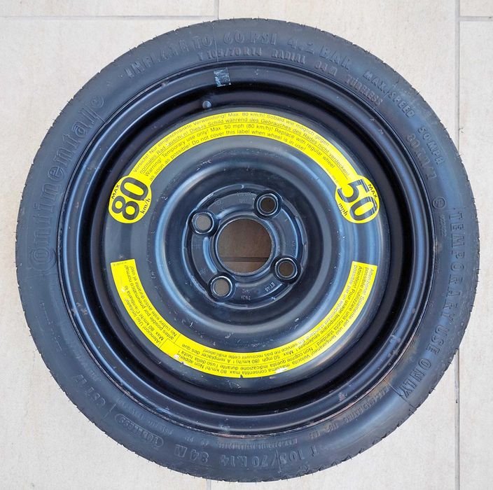 Резервна гума тип патерица Continental, (4x100mm)