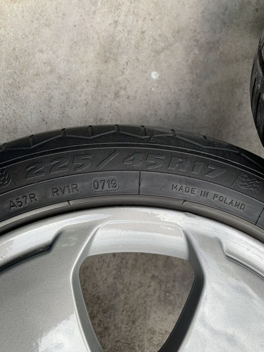 17ки джанти с летни гуми 5х112 за Audi