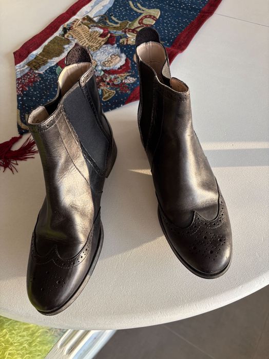 Дамски боти естествена кожа Clarks Narrative