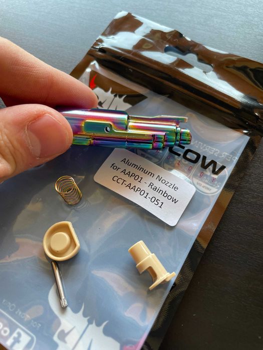 Airsoft / Еърсофт AAP-01 Aluminum nozzle by CowCow