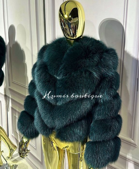 Най- висок клас палта от естесъвен косъм лисица!