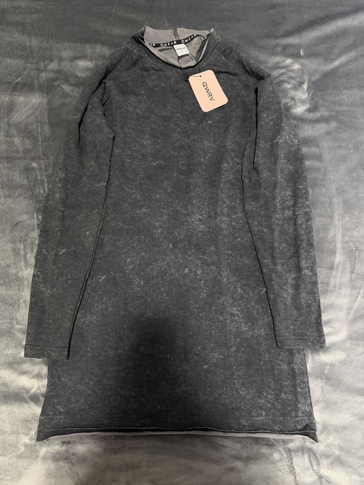 Трикотажное платье повседневное оверсайз Size S