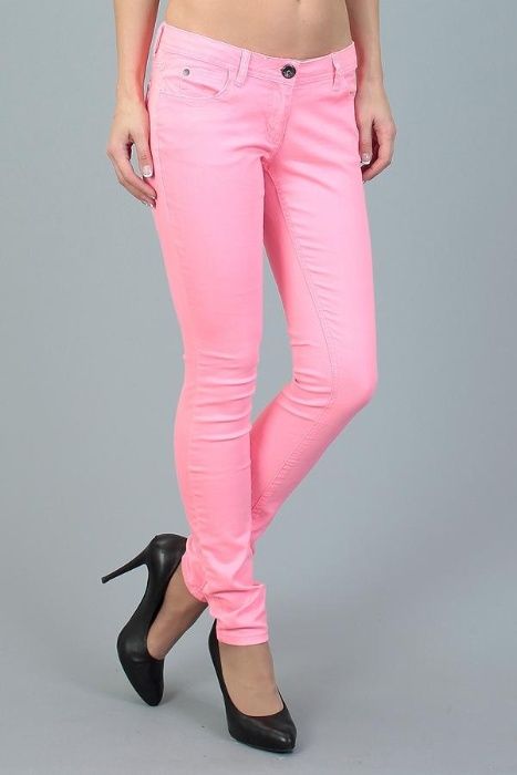 Дамски дънки в бонбонено розов цвят, Tom Tailor