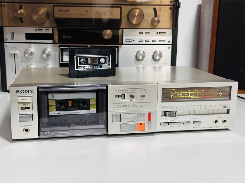 Deck SONY TC-FX5,sendust&Ferrite Head,digital,sunet foarte bun,Japan