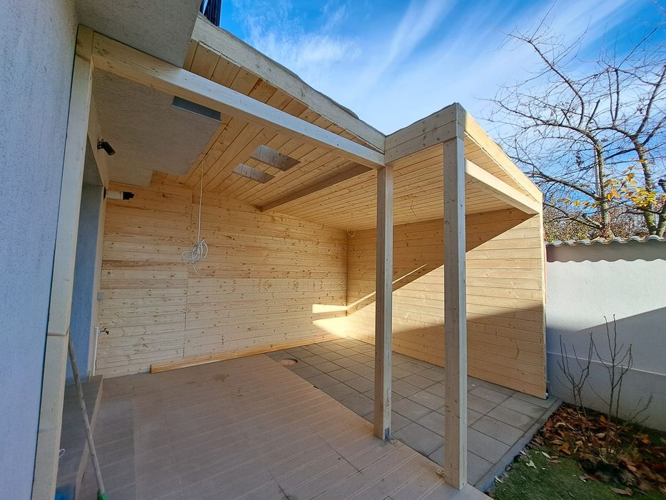 Terasa , foisor , pergola , magazie , carport , casuta de gradina