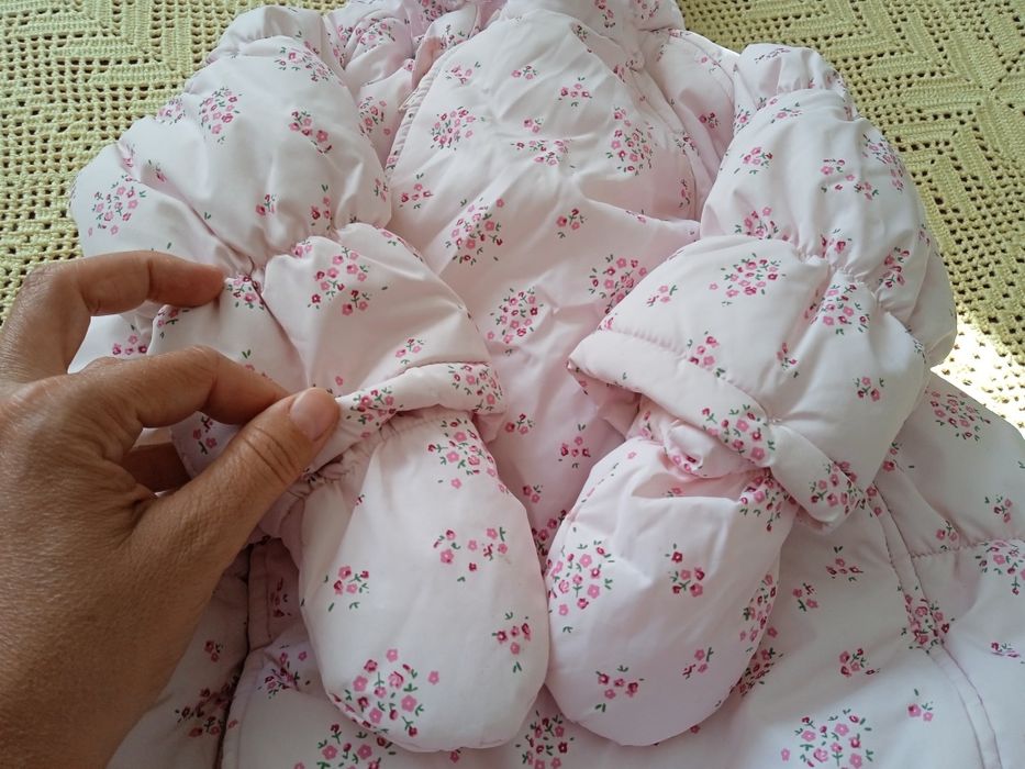 Бебешки космонавт/чувалче за момиче Mothercare, размер 9-12 м