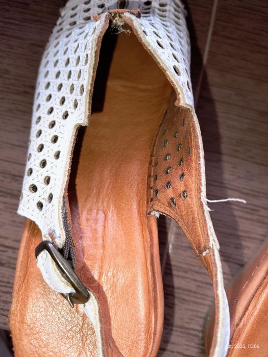 Sandale piele int/ext cusute 24 cm m.37