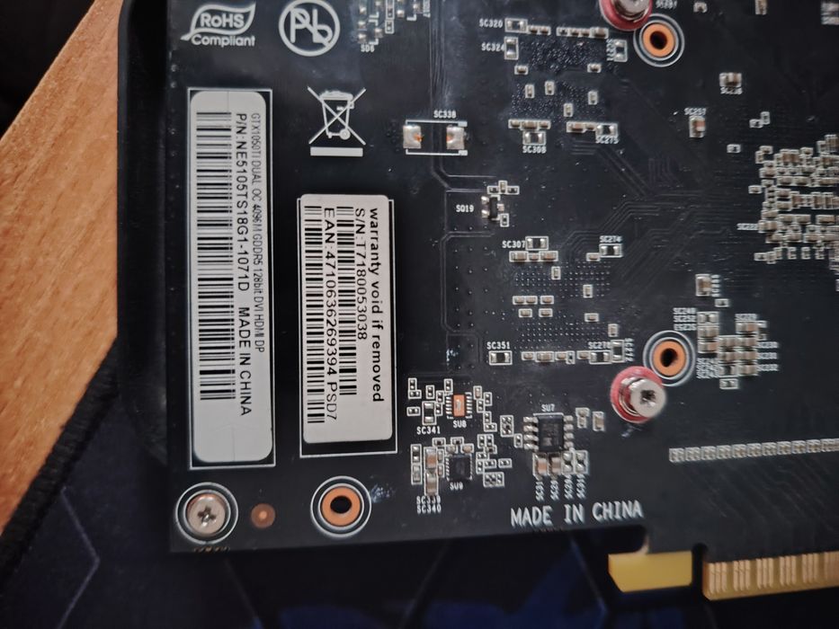 Видеокарта gtx 1050 ti