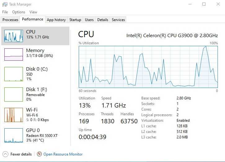 Процесор Intel Celeron G3900, socket 1151, Skylake