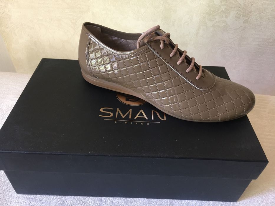 Туфли бежевые из натуральной кожи(Турция)