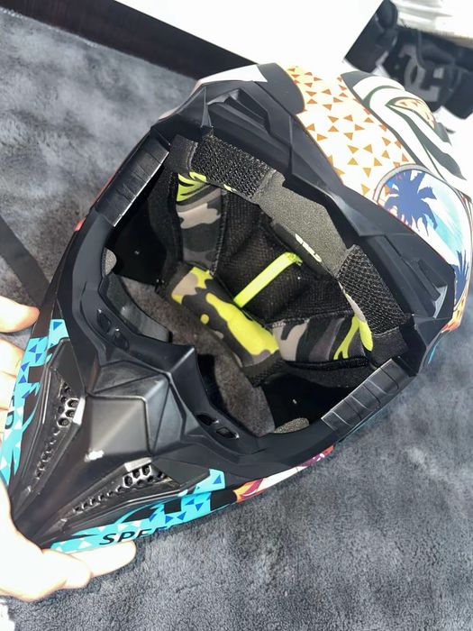 Casca Full Face MTB Silvis speed multicolor 53-54cm