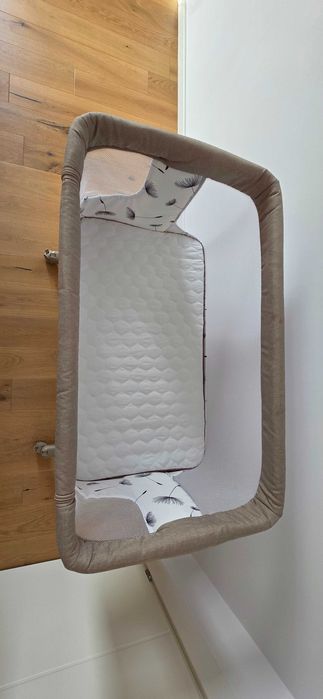 Patut co-sleeper Lionelo Aurora 3 în 1, cu legănare
