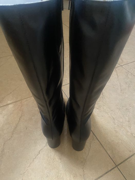 Cizme negre piele naturala mar 39 noi