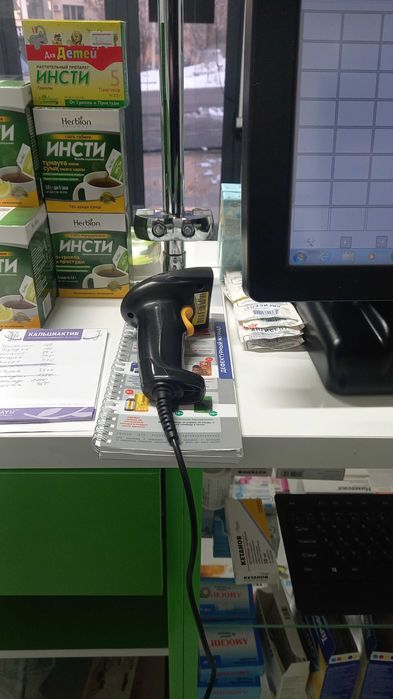 Моноблок, принтер чека, сканер