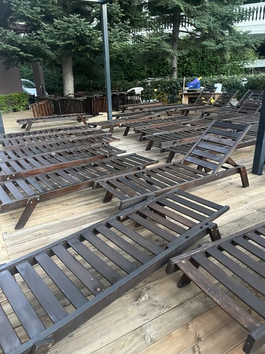 Шезлонги дървени  20бр.