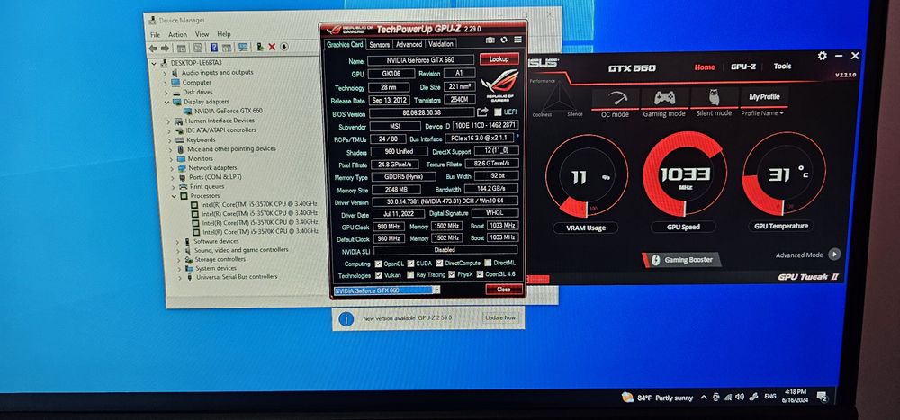 Placa video MSI GTX 660 OC TwinFrozr III 2GB GDDR5 192-bit la 150 ron